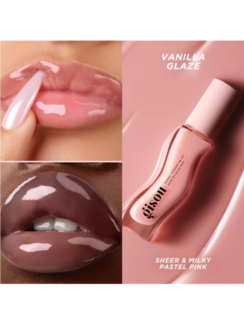 Gisou Honey Lip Oil Vanilla Glaze